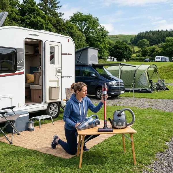 camping stofzuiger