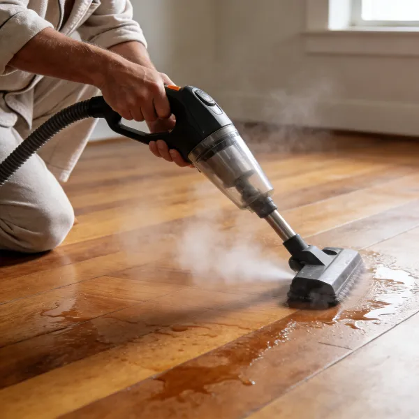 can you use steam cleaner on wood floors
