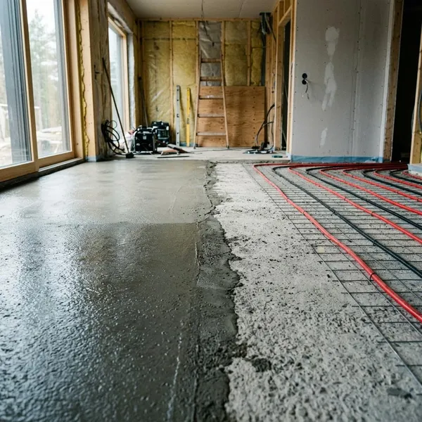 hoe lang moet een vloer drogen voor vloerverwarming