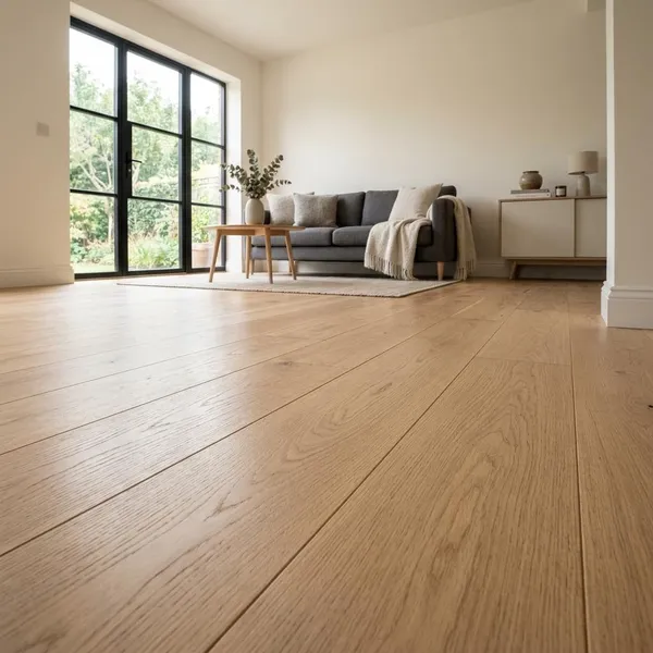 Houten vloer oliën zonder fouten