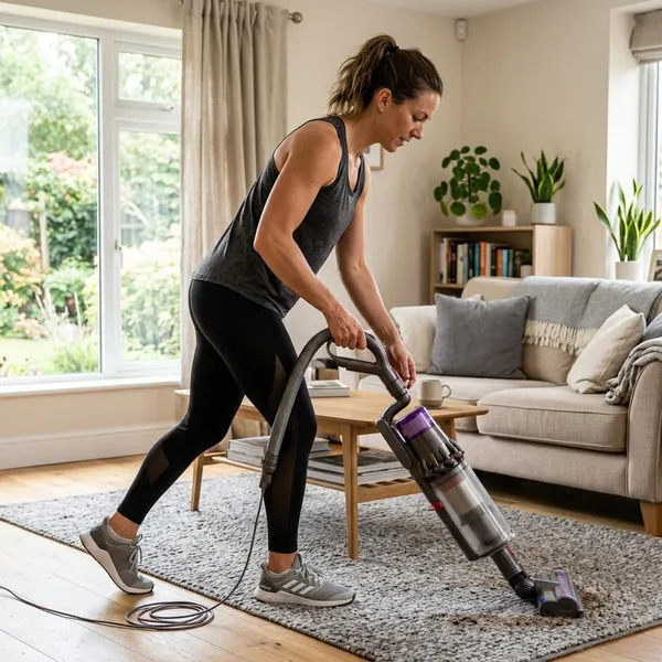 hoeveel kcal verbrand je met stofzuigen