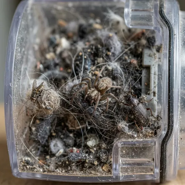 insecten in de stofzuiger