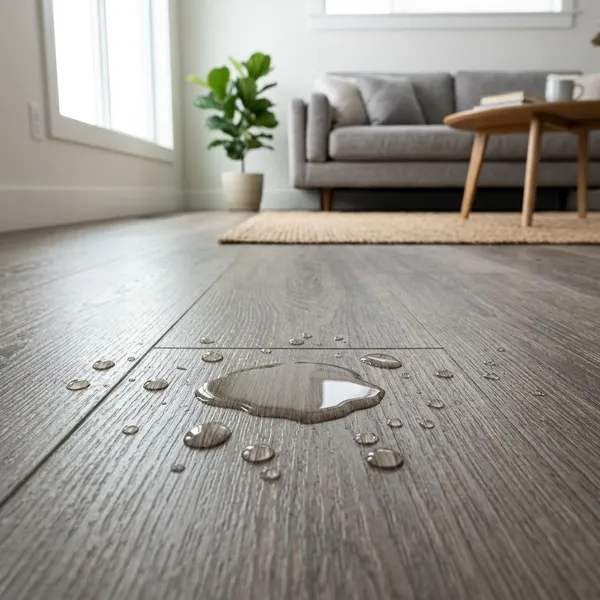 kan pvc vloer tegen water