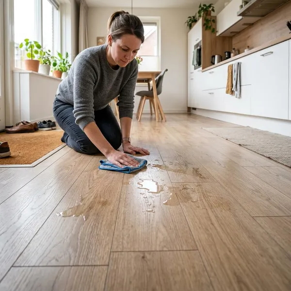 Wat gebeurt er als water onder PVC komt