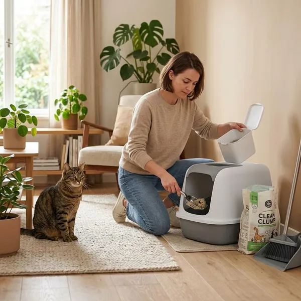 kattenbak schoonmaken