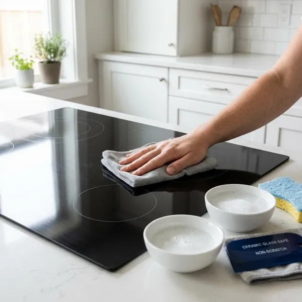 keramische kookplaat schoonmaken