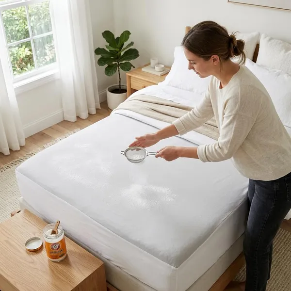 Is baking soda veilig voor elk matras