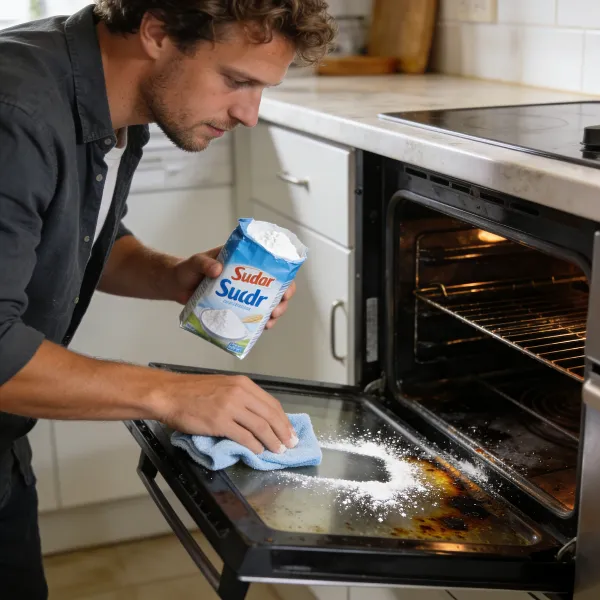 oven schoonmaken met baking soda