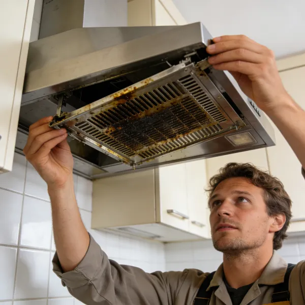 roosters afzuigkap schoonmaken