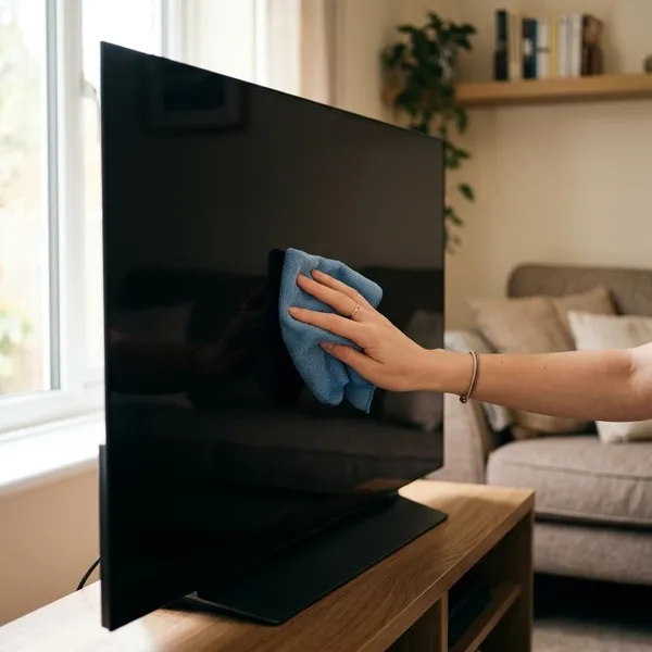 tv beeldscherm schoonmaken