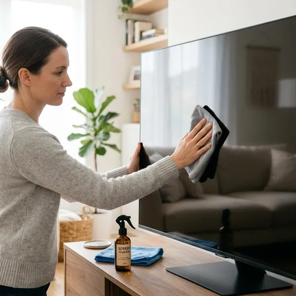 Tv scherm schoonmaken in 6 veilige stappen