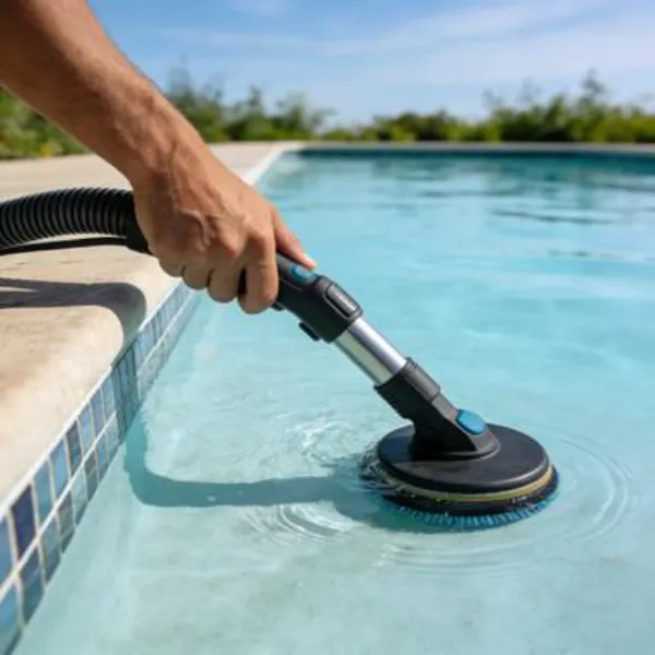 Hoe je moeilijk bereikbare plekken in je vijver kunt reinigen