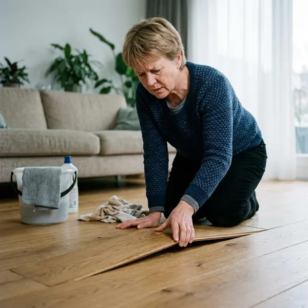 wat te doen als houten vloer bol staat
