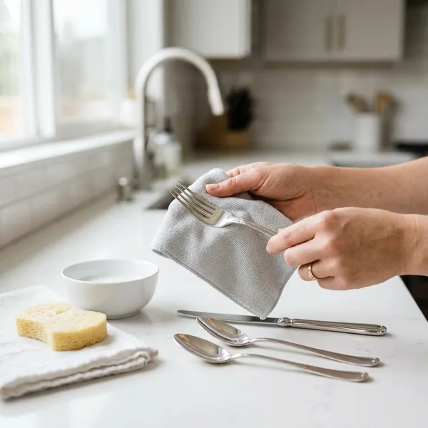 Waarom zilver bestek zwart of dof wordt
